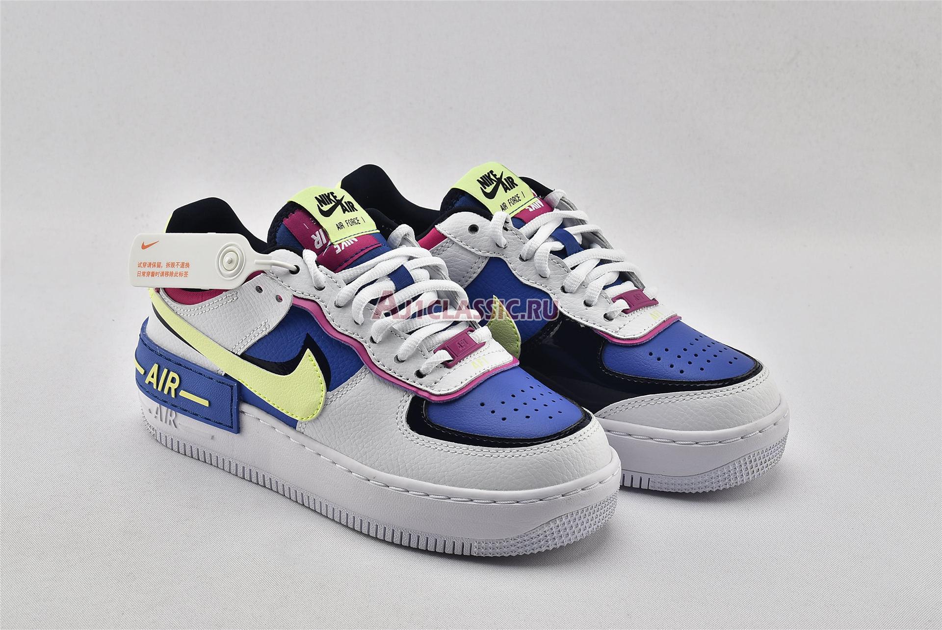 New Nike Wmns Air Force 1 Shadow "Sapphire" CJ1641-100 Shoes