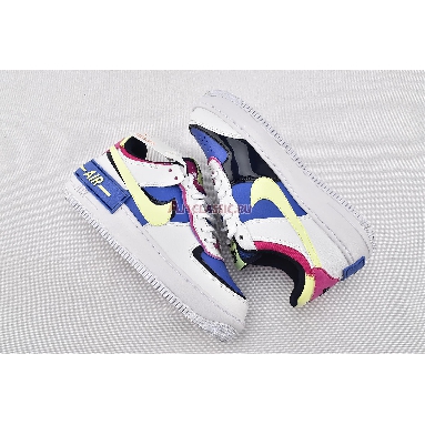 Nike Wmns Air Force 1 Shadow Sapphire CJ1641-100 White/Barely Volt/Sapphire/Fire Pink Mens Womens Shoes