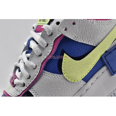 Nike Wmns Air Force 1 Shadow Sapphire CJ1641-100 White/Barely Volt/Sapphire/Fire Pink Mens Womens Shoes