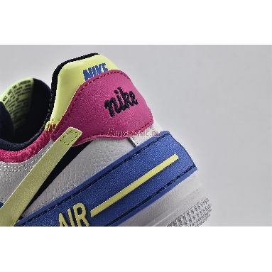 Nike Wmns Air Force 1 Shadow Sapphire CJ1641-100 White/Barely Volt/Sapphire/Fire Pink Mens Womens Shoes