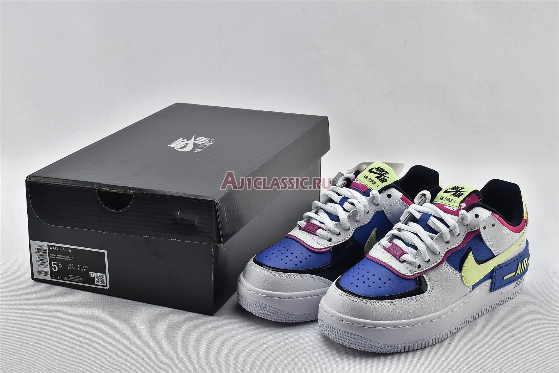 New Nike Wmns Air Force 1 Shadow "Sapphire" CJ1641-100 Shoes