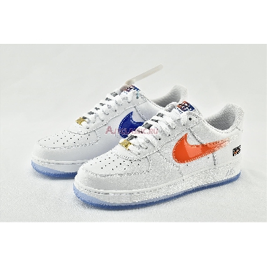 Kith x Nike Air Force 1 Low NYC - White CZ7928-100 White/Rush Blue/White/Brilliant Orange Sneakers