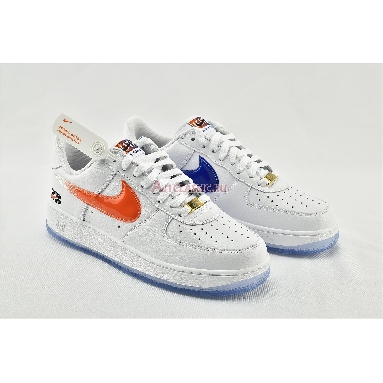 Kith x Nike Air Force 1 Low NYC - White CZ7928-100 White/Rush Blue/White/Brilliant Orange Sneakers