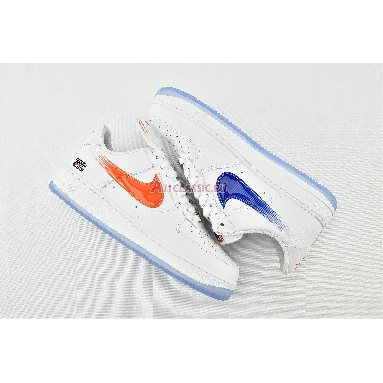 Kith x Nike Air Force 1 Low NYC - White CZ7928-100 White/Rush Blue/White/Brilliant Orange Sneakers