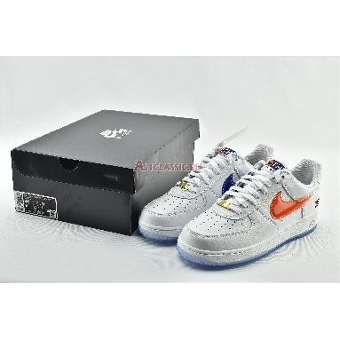 Kith x Nike Air Force 1 Low NYC - White CZ7928-100 White/Rush Blue/White/Brilliant Orange Sneakers