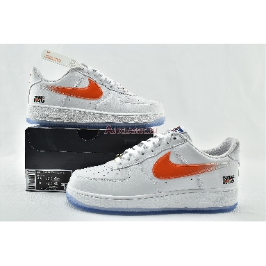 Kith x Nike Air Force 1 Low NYC - White CZ7928-100 White/Rush Blue/White/Brilliant Orange Mens Womens Shoes