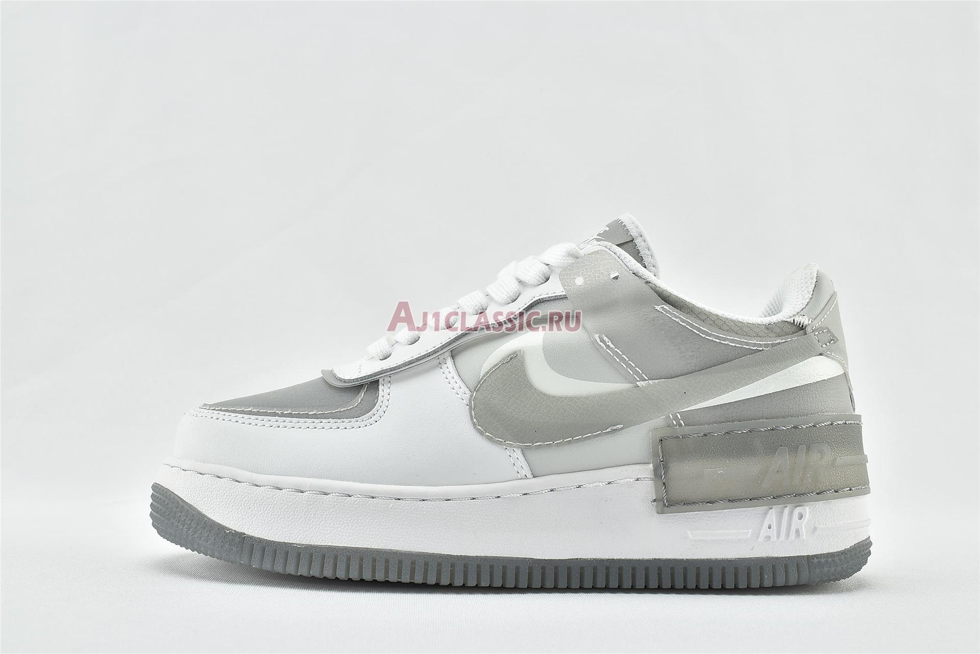 New Nike Wmns Air Force 1 Shadow SE "Particle Grey" CK6561-100 Shoes