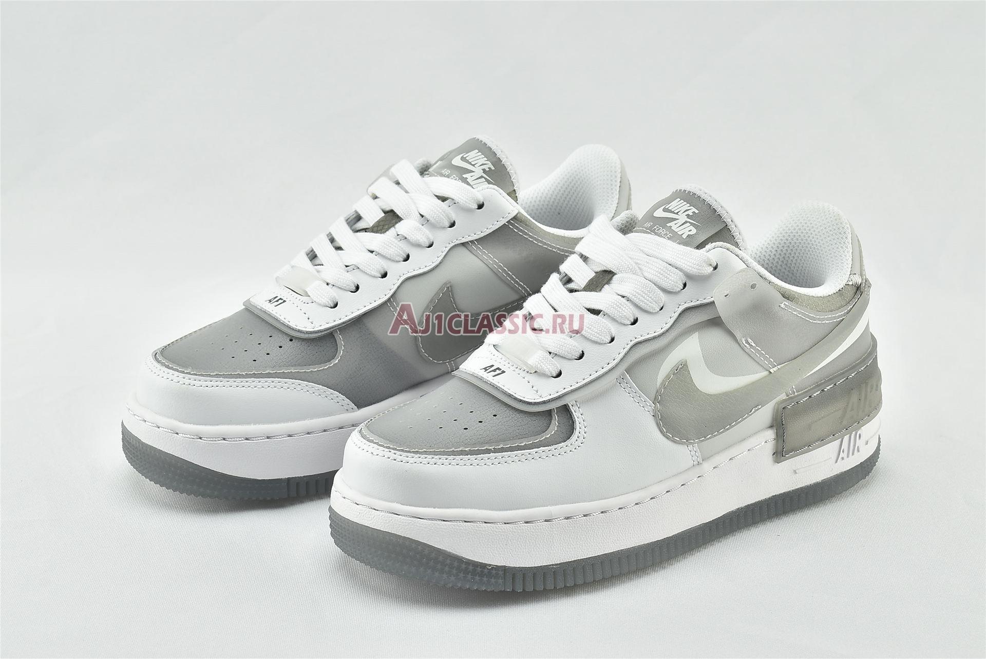 New Nike Wmns Air Force 1 Shadow SE "Particle Grey" CK6561-100 Shoes