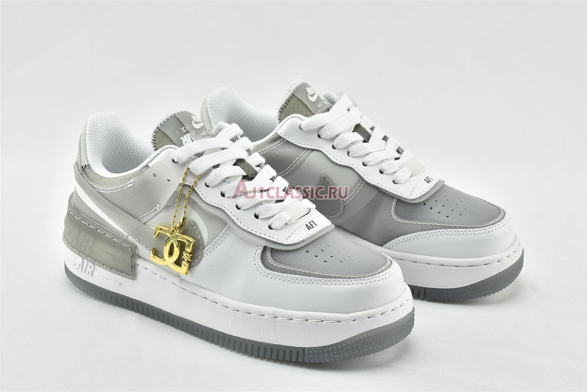 New Nike Wmns Air Force 1 Shadow SE "Particle Grey" CK6561-100 Shoes