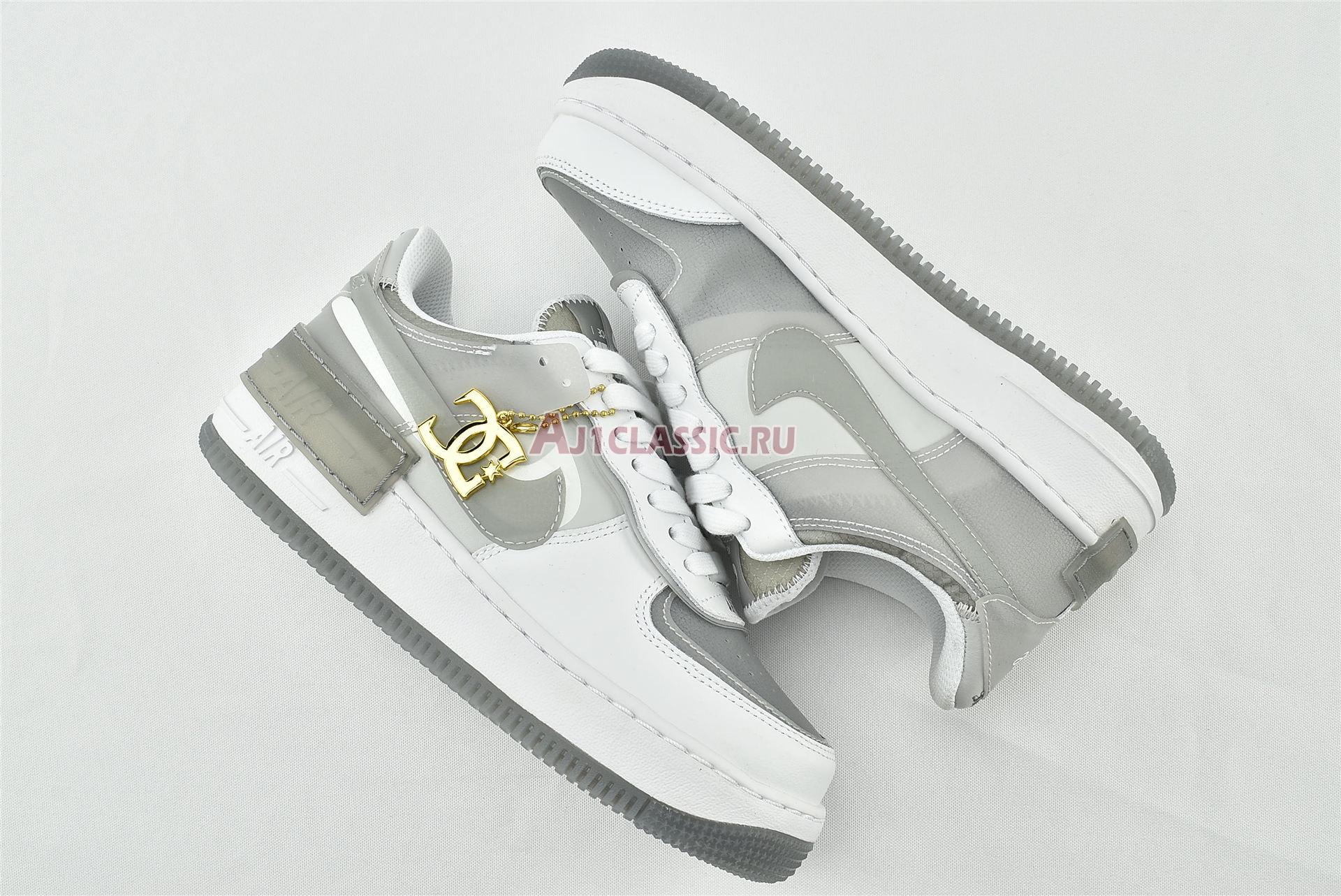 New Nike Wmns Air Force 1 Shadow SE "Particle Grey" CK6561-100 Shoes