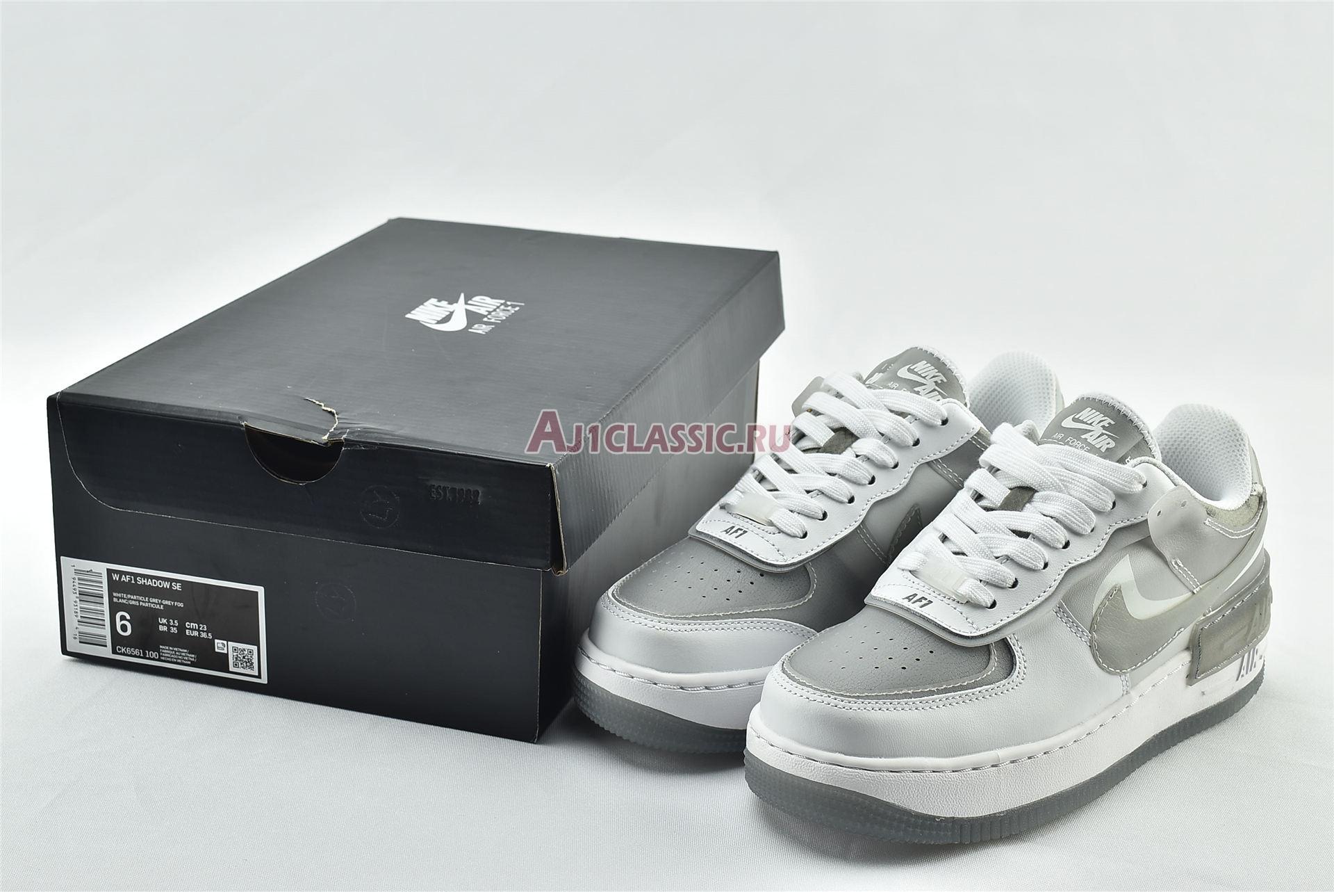 New Nike Wmns Air Force 1 Shadow SE "Particle Grey" CK6561-100 Shoes