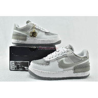 Nike Wmns Air Force 1 Shadow SE Particle Grey CK6561-100 White/Particle Grey-Grey Fog-Photon Dust Mens Womens Shoes