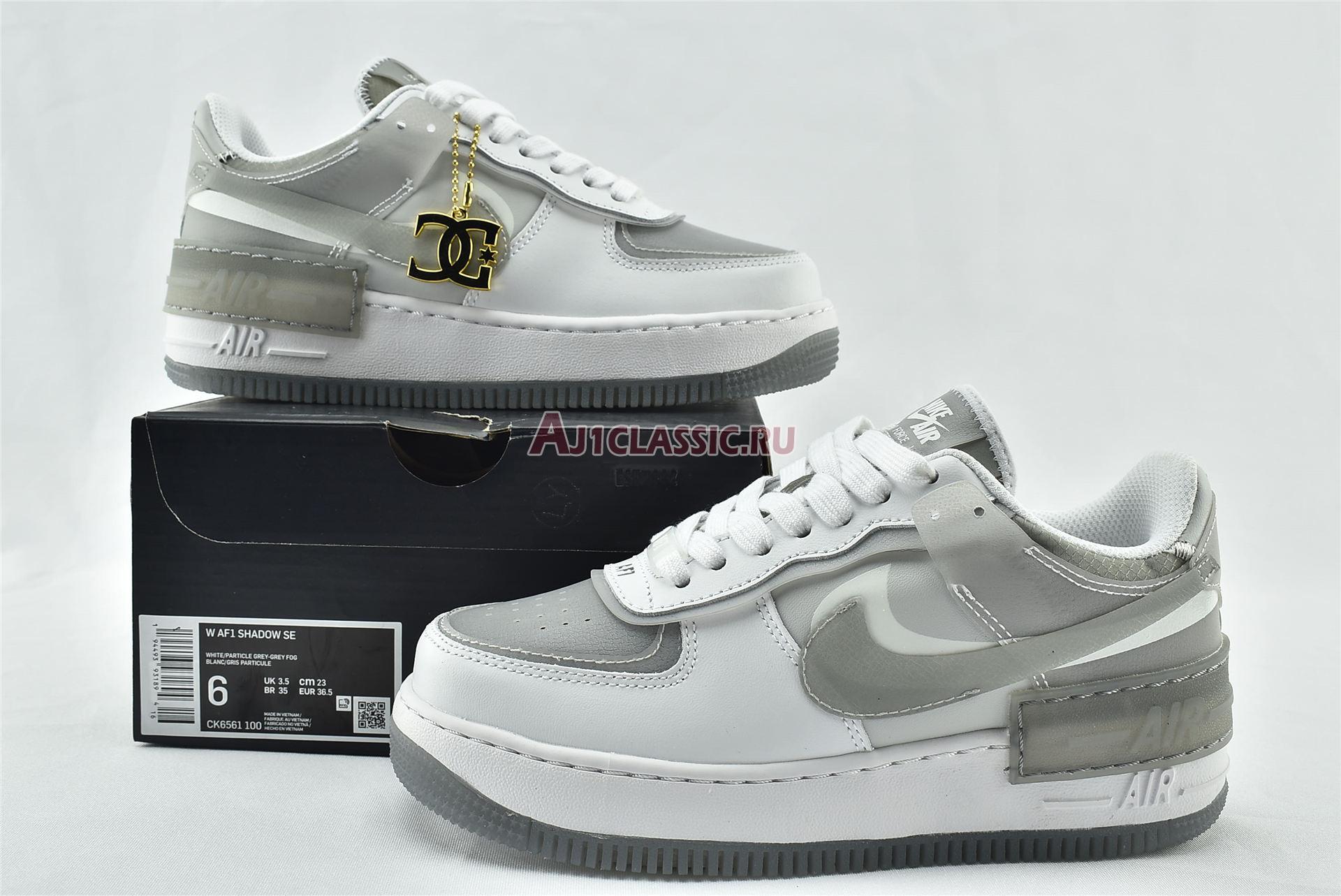 New Nike Wmns Air Force 1 Shadow SE "Particle Grey" CK6561-100 Shoes