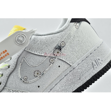 Nike Air Force 1 07 LV8 Daisy Pack CW5571-100 White/Speed Yellow/Pale Ivory/White Sneakers