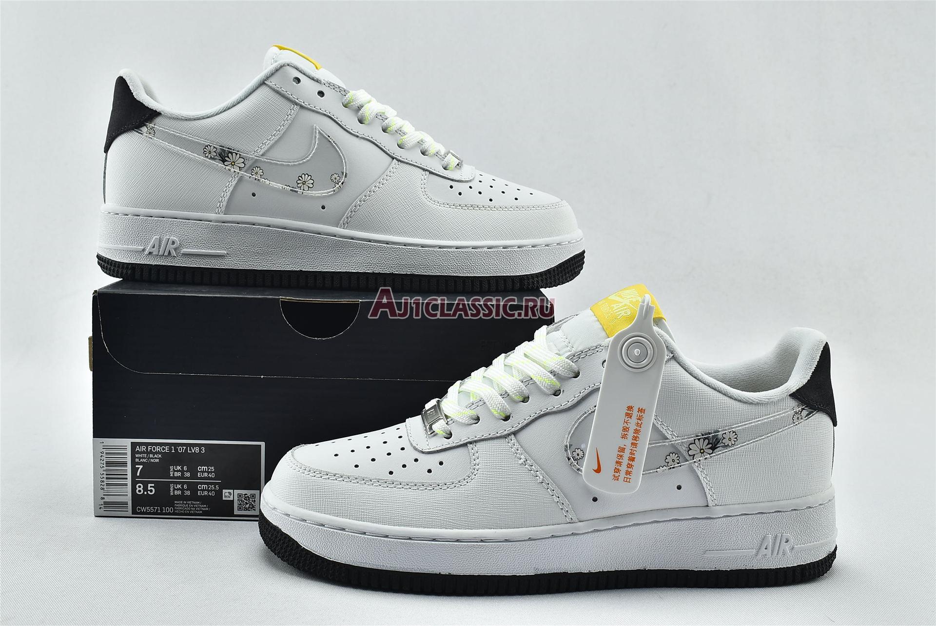 New Nike Air Force 1 07 LV8 "Daisy Pack" CW5571-100 Shoes