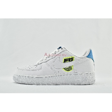 Nike Air Force 1 07 SE Worldwide Pack - Volt CT1414-101 White/Volt/Laser Blue/White Mens Womens Shoes