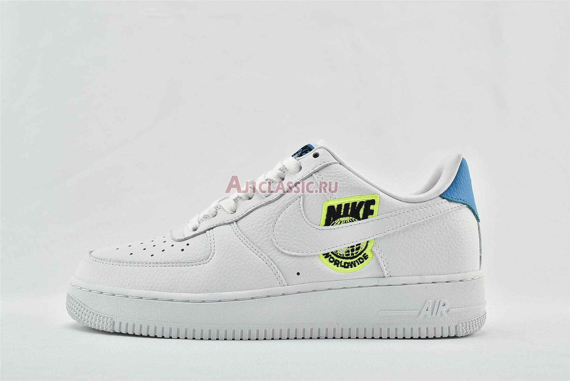 New Nike Air Force 1 07 SE "Worldwide Pack - Volt" CT1414-101 Shoes