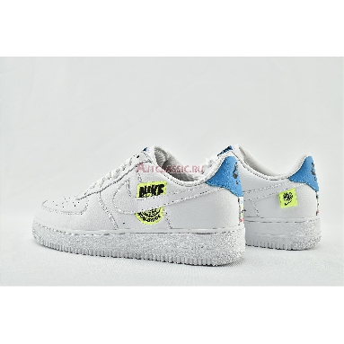 Nike Air Force 1 07 SE Worldwide Pack - Volt CT1414-101 White/Volt/Laser Blue/White Mens Womens Shoes