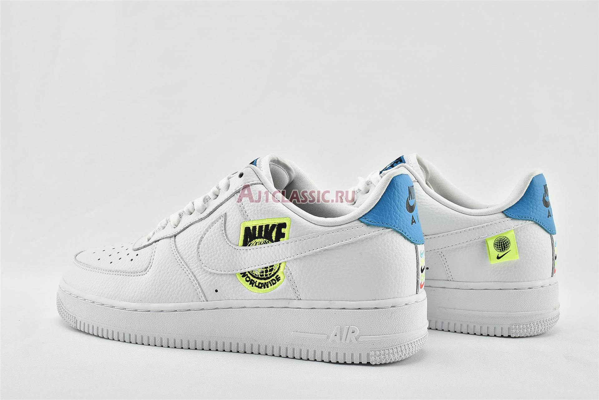 New Nike Air Force 1 07 SE "Worldwide Pack - Volt" CT1414-101 Shoes