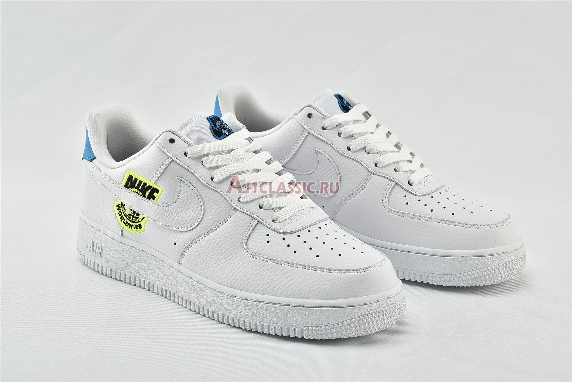 New Nike Air Force 1 07 SE "Worldwide Pack - Volt" CT1414-101 Shoes