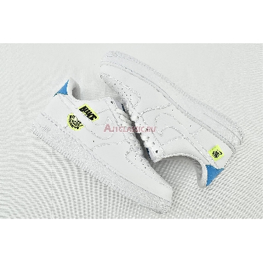 Nike Air Force 1 07 SE Worldwide Pack - Volt CT1414-101 White/Volt/Laser Blue/White Mens Womens Shoes