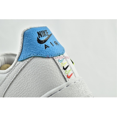 Nike Air Force 1 07 SE Worldwide Pack - Volt CT1414-101 White/Volt/Laser Blue/White Mens Womens Shoes