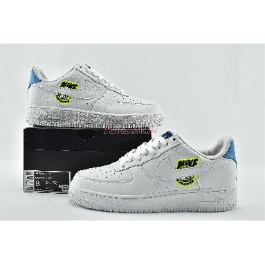 Nike Air Force 1 07 SE Worldwide Pack - Volt CT1414-101 White/Volt/Laser Blue/White Mens Womens Shoes