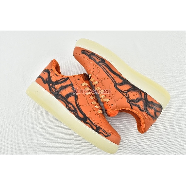 Nike Air Force 1 Low Orange Skeleton CU8067-800 Starfish/White/Black Mens Womens Shoes