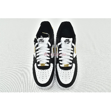 Nike Air Force 1 07 Black Gold CZ9189-001 Black/White/Metallic Gold Mens Womens Shoes