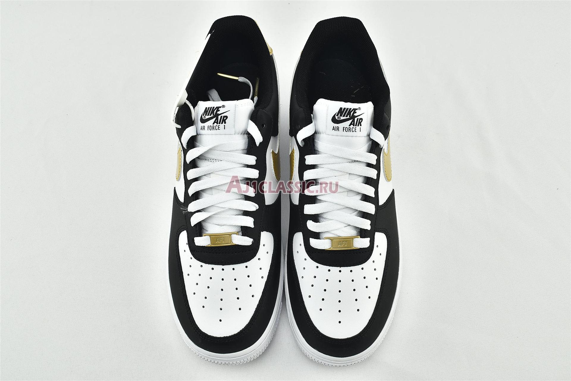 New Nike Air Force 1 07 "Black Gold" CZ9189-001 Shoes