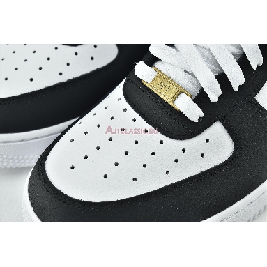 Nike Air Force 1 07 Black Gold CZ9189-001 Black/White/Metallic Gold Mens Womens Shoes