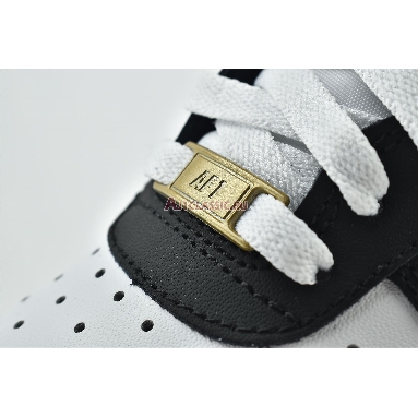 Nike Air Force 1 07 Black Gold CZ9189-001 Black/White/Metallic Gold Mens Womens Shoes