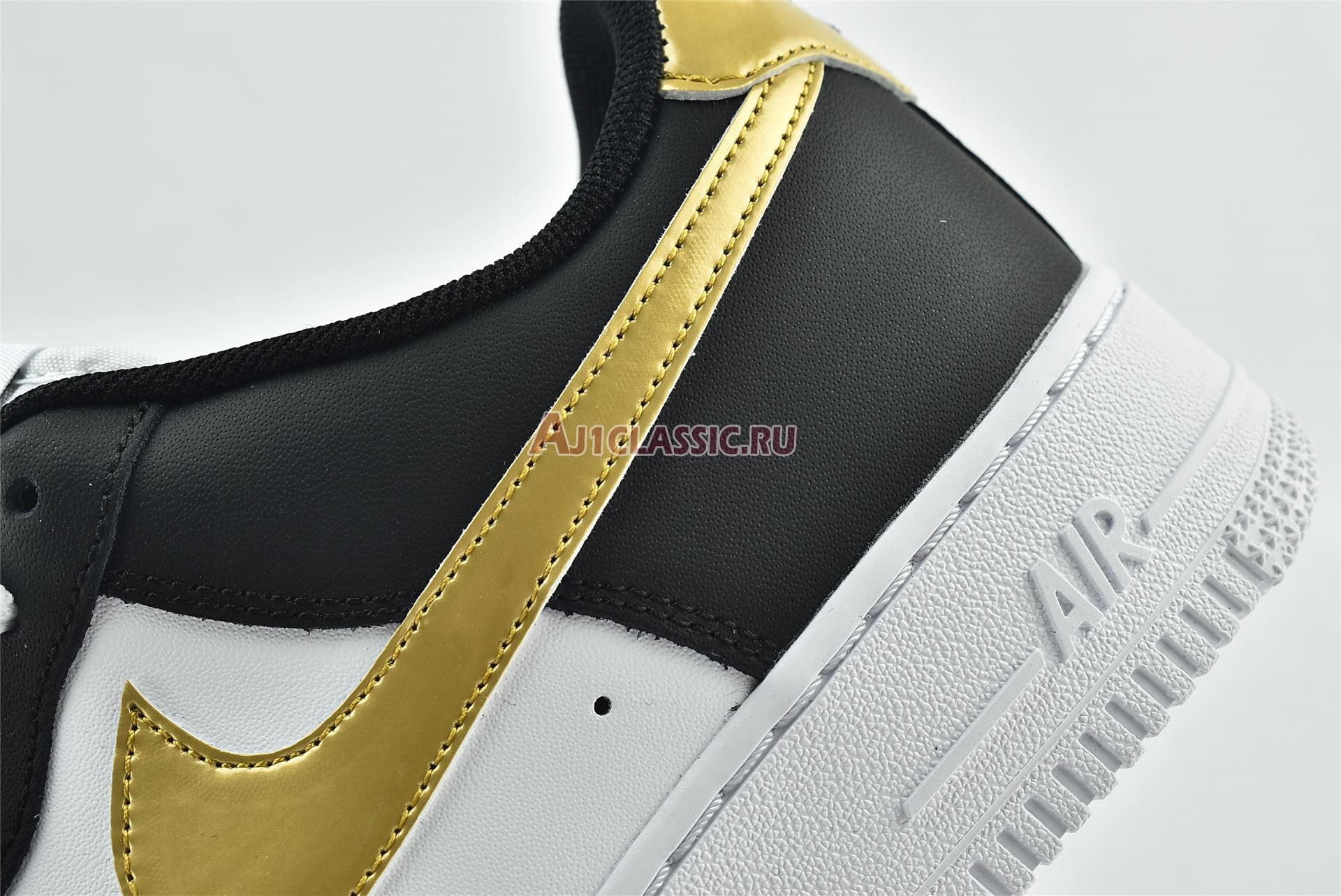 New Nike Air Force 1 07 "Black Gold" CZ9189-001 Shoes