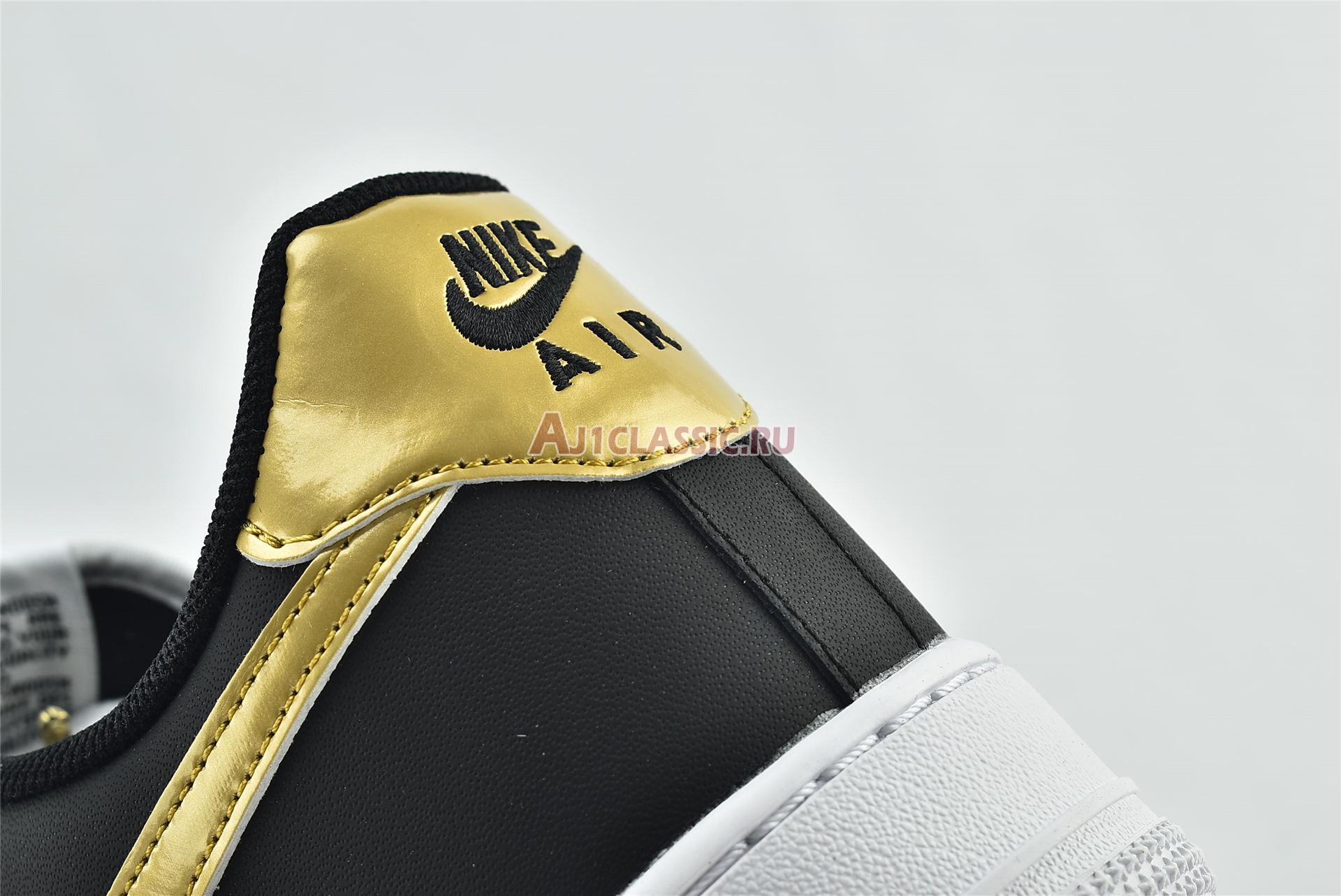 New Nike Air Force 1 07 "Black Gold" CZ9189-001 Shoes