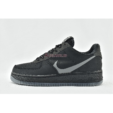 Nike Air Force 1 Low Grey Swoosh CD0888-001 Black/Grey Mens Womens Shoes