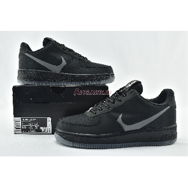 Nike Air Force 1 Low Grey Swoosh CD0888-001 Black/Grey Mens Womens Shoes