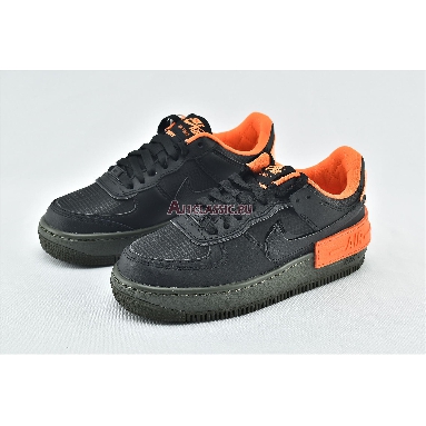 Nike Wmns Air Force 1 Shadow Hyper Crimson CQ3317-001 Black/Orange Mens Womens Shoes