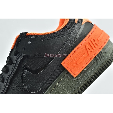 Nike Wmns Air Force 1 Shadow Hyper Crimson CQ3317-001 Black/Orange Mens Womens Shoes