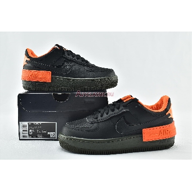 Nike Wmns Air Force 1 Shadow Hyper Crimson CQ3317-001 Black/Orange Mens Womens Shoes