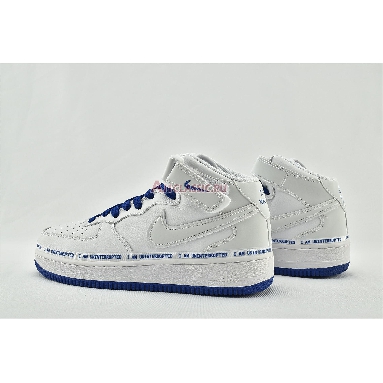 Uninterrupted x Nike Air Force 1 Mid More Than CT1206-600 White/Racer Blue Mens Womens Shoes