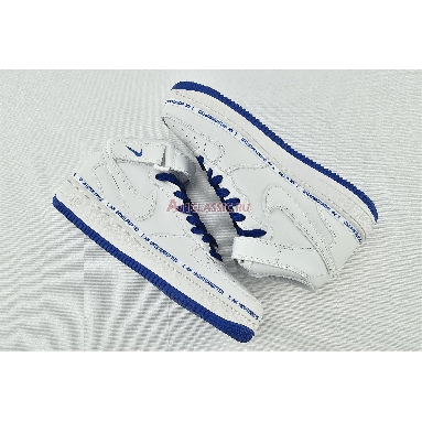 Uninterrupted x Nike Air Force 1 Mid More Than CT1206-600 White/Racer Blue Mens Womens Shoes