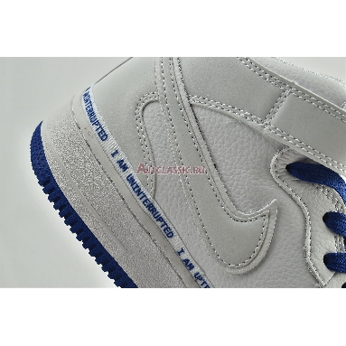 Uninterrupted x Nike Air Force 1 Mid More Than CT1206-600 White/Racer Blue Mens Womens Shoes