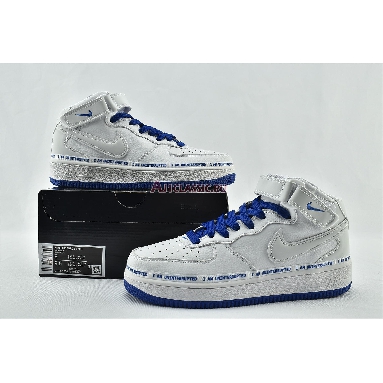 Uninterrupted x Nike Air Force 1 Mid More Than CT1206-600 White/Racer Blue Mens Womens Shoes