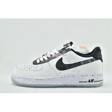 Nike Air Force 1 Low Remix Pack DB1997-100 White/Black-Pure Platinum-Metallic Silver Mens Womens Shoes