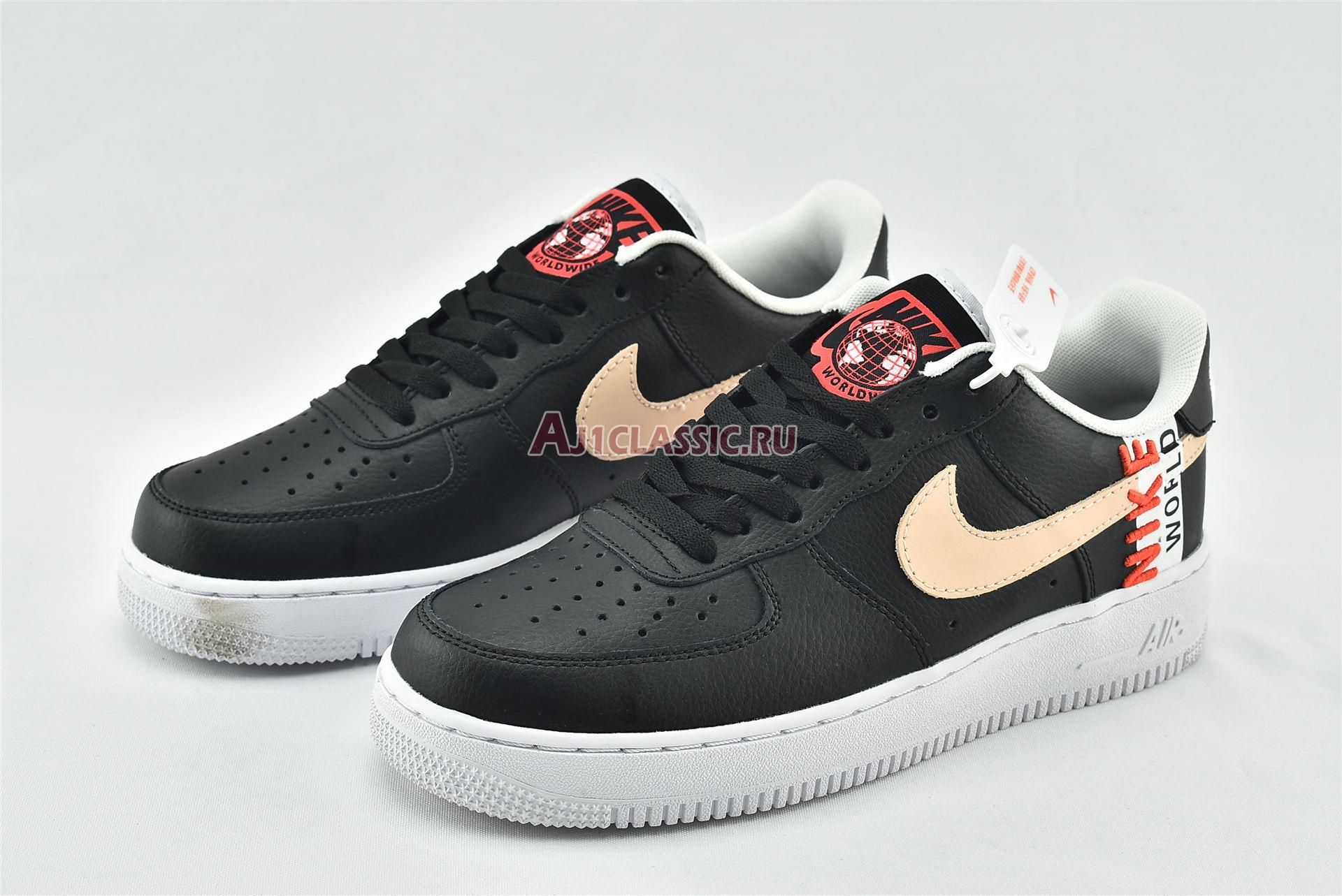 New Nike Air Force 1 LV8 1 "Worldwide Pack - Black Crimson" CN8536-001 Shoes