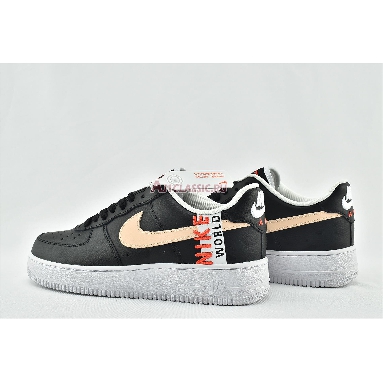 Nike Air Force 1 LV8 1 Worldwide Pack - Black Crimson CN8536-001 Black/Flash Crimson/White/Crimson Tint Mens Womens Shoes