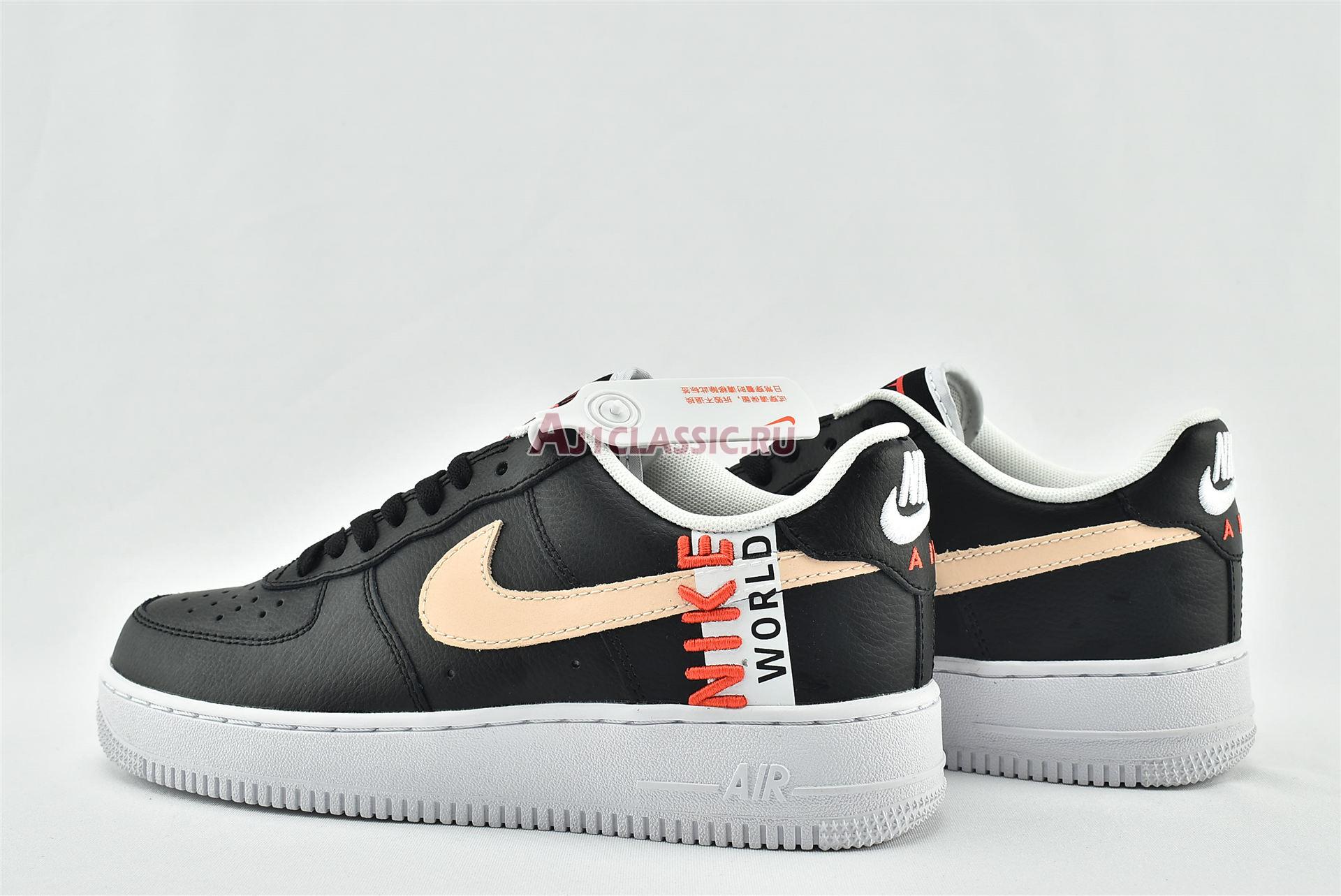 New Nike Air Force 1 LV8 1 "Worldwide Pack - Black Crimson" CN8536-001 Shoes