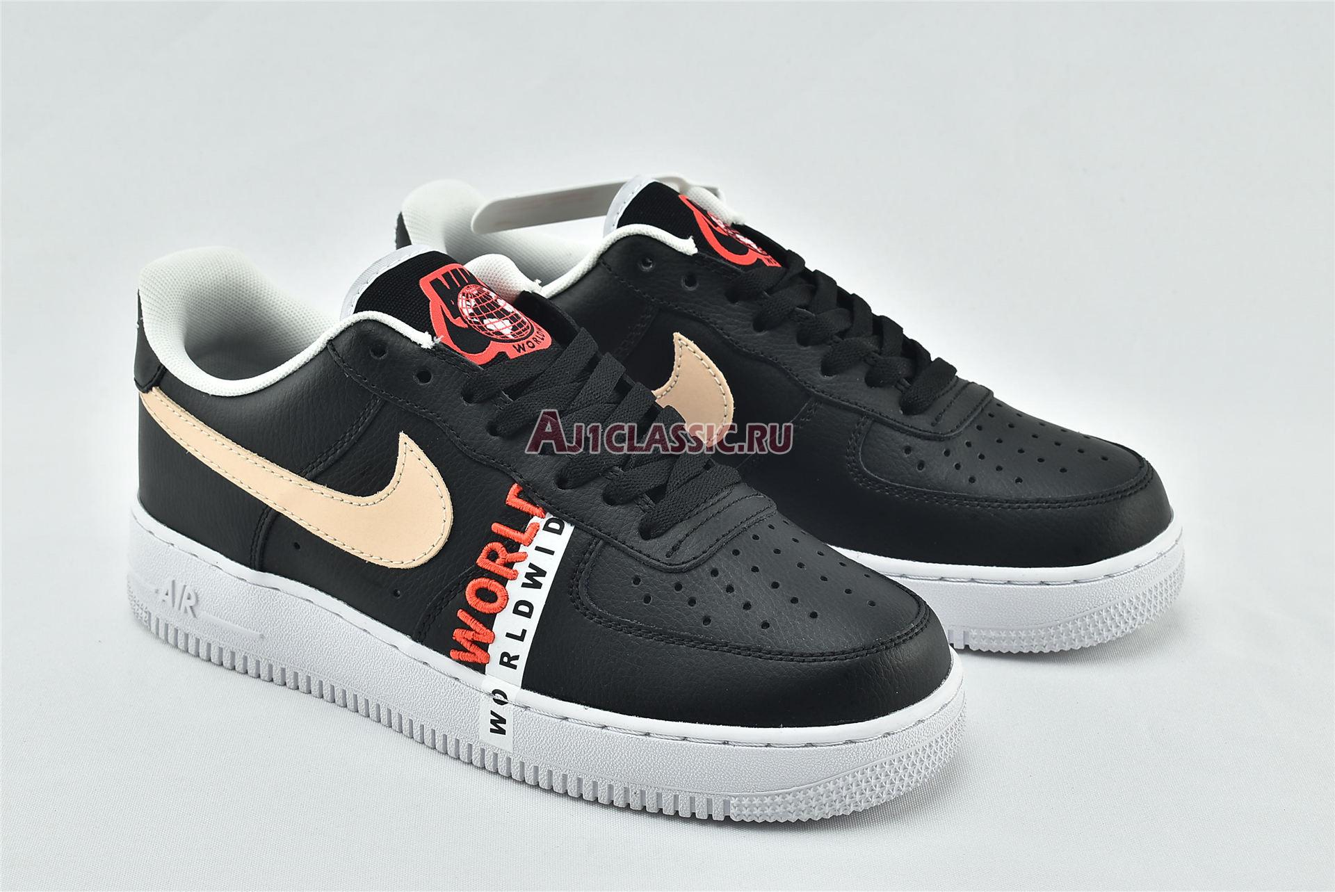 New Nike Air Force 1 LV8 1 "Worldwide Pack - Black Crimson" CN8536-001 Shoes