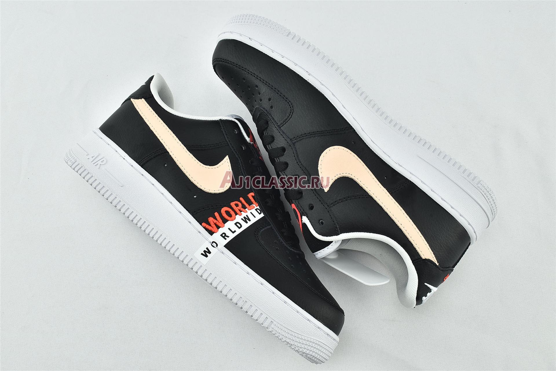 New Nike Air Force 1 LV8 1 "Worldwide Pack - Black Crimson" CN8536-001 Shoes