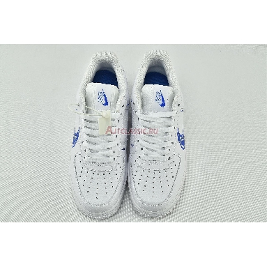 Nike Air Force 1 Low Sketch CW7581-100 White/Royal Blue Mens Womens Shoes